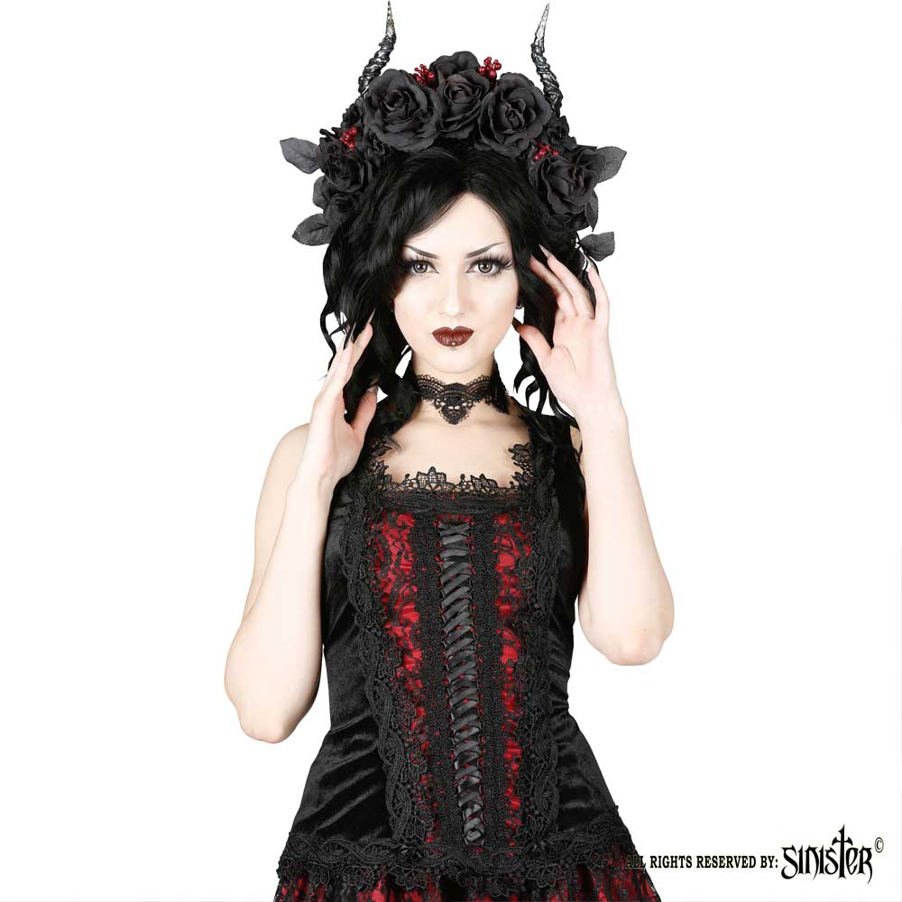 Sinister - 1011 Top - Bordeaux rouge/Noir